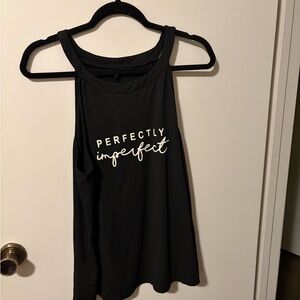 SHEIN Black Graphic Tank Top